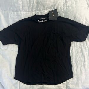 Palm Angels black shirt with white writing